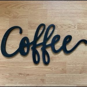 Large Coffee Wall Sign